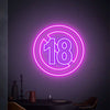 18 Neon Sign Adults Only Neon Sign Bar Art Decoration