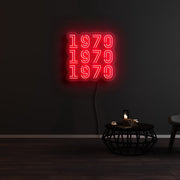 1970 1970 1970 Neon Sign