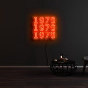 1970 1970 1970 Neon Sign