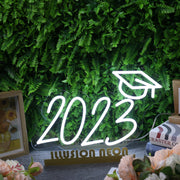 2023 Graduation White Neon Sign