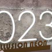 2023 White Neon Sign