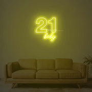 21 Baby Neon Sign