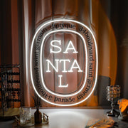 34 Boulevard Saint Germain Personalized Neon Sign