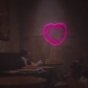 3D Heart LED Neon Sign