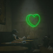 3D Heart LED Neon Sign