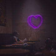 3D Heart LED Neon Sign