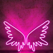 3D Wings Neon Sign