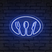 4 In 1 Tableware Neon Sign