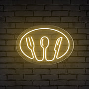 4 In 1 Tableware Neon Sign