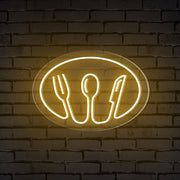 4 In 1 Tableware Neon Sign