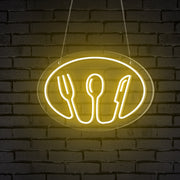 4 In 1 Tableware Neon Sign