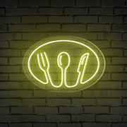 4 In 1 Tableware Neon Sign