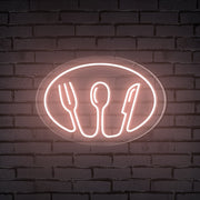 4 In 1 Tableware Neon Sign