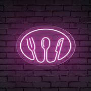 4 In 1 Tableware Neon Sign