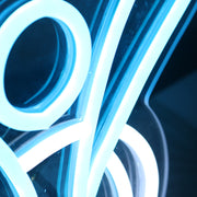 40 Blue Custom Neon Sign