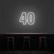 40 LED Neon Number LED Neon Sign