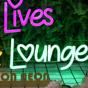 9 Lives Bar And Lounge Custom Neon Sign