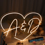 A And D Neon Sign