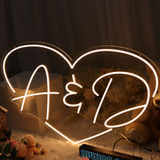 A And D Neon Sign