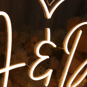 A And D Neon Sign