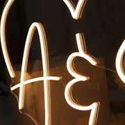 A And D Neon Sign