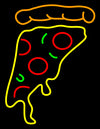 A Big Slice Of Pizza Neon Sign For Wall Decor