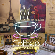 A Cup Of Coffee Custom Neon Sign