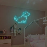 A Little Cute Puppy Neon Sign