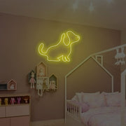 A Little Cute Puppy Neon Sign