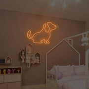 A Little Cute Puppy Neon Sign