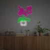 A Pot Of Orchids LED Neon Sign