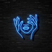 A Thinking Lady Neon Sign