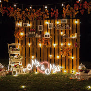 A Wedding Full Of Happiness And Blessings Neon Sign