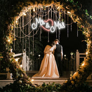 A Wedding Full Of Happiness And Blessings Neon Sign