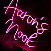 Aaron'S Nook Neon Sign