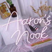 Aaron'S Nook Neon Sign