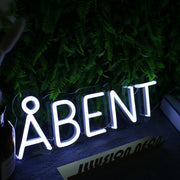 ABENT Neon Sign