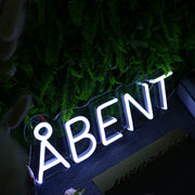 ABENT Neon Sign