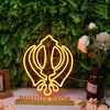 Abstact Pistil Orange Neon Sign