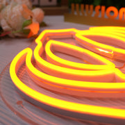 Abstact Pistil Orange Neon Sign