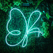 Abstract Butterfly Neon Sign