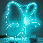 Abstract Butterfly Neon Sign