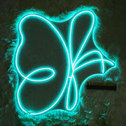 Abstract Butterfly Neon Sign