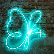 Abstract Butterfly Neon Sign