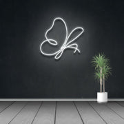 Abstract Butterfly Neon Sign