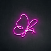 Abstract Butterfly Neon Sign