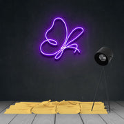 Abstract Butterfly Neon Sign