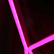 Abstract Cat Head Pink Neon Sign