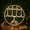 Abstract Geometric Circle Neon Sign