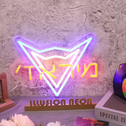 Abstract Inverted Triangle Custom Neon Sign